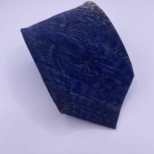 Purple and Blue Patterned Men's Tie